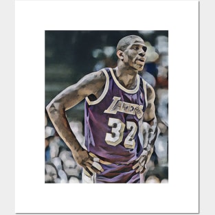 magic johnson Posters and Art